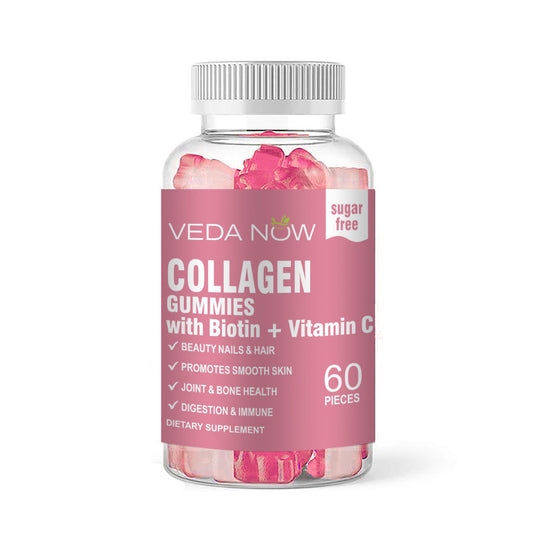Collagen Gummies with Biotin & Vitamin C | Veda Now