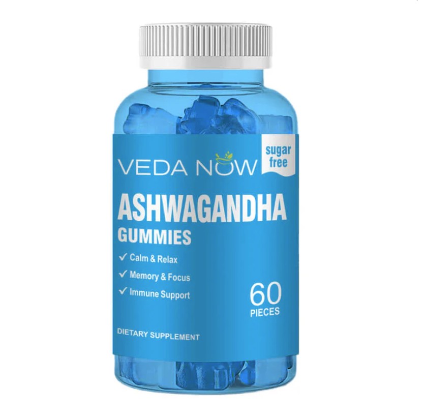 Ashwagandha Gummies NZ (60 Count) — Sugar-Free & Vegan Adaptogen Support