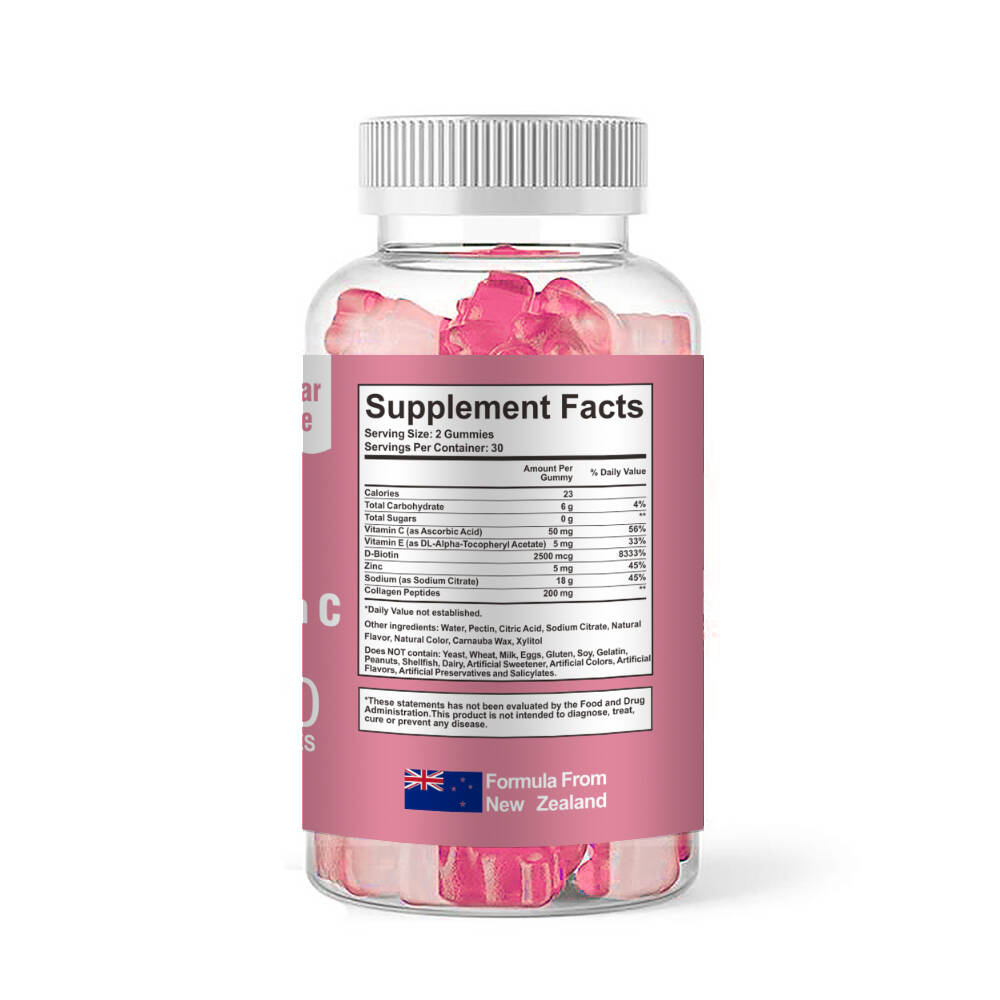 Collagen Gummies with Biotin & Vitamin C | Veda Now